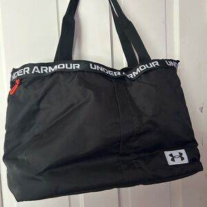 Under Armour Black Tote with Logo Trim